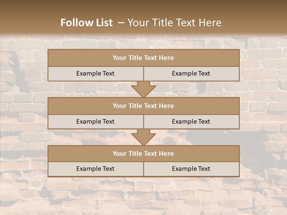 Horizontal Stone Backdrop PowerPoint Template