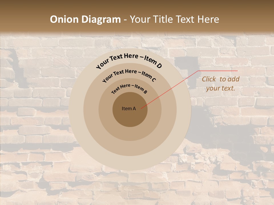 Horizontal Stone Backdrop PowerPoint Template