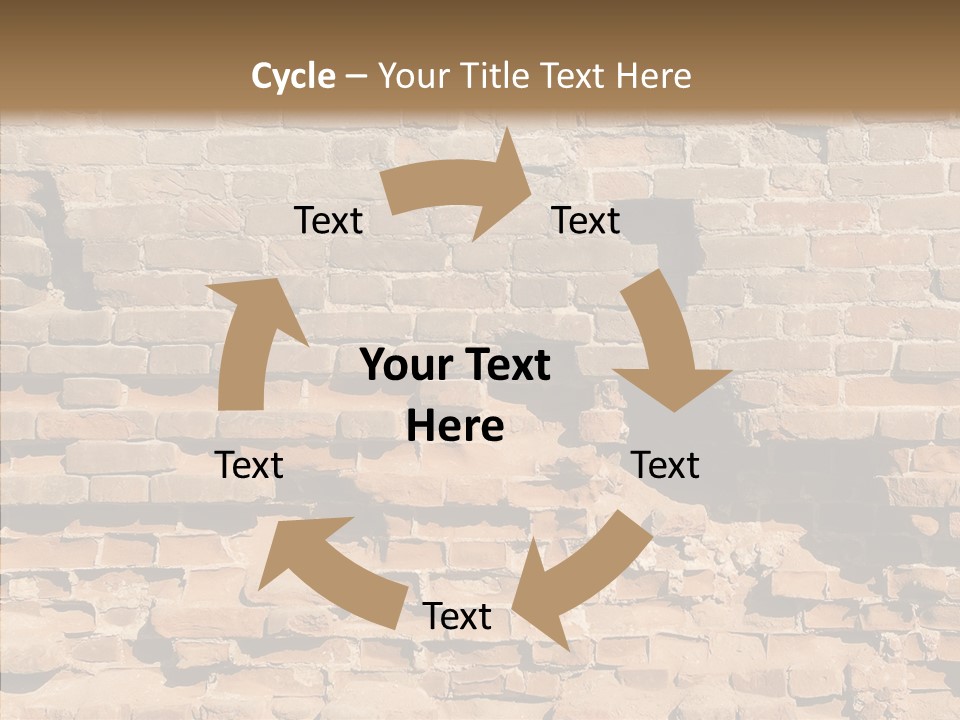 Horizontal Stone Backdrop PowerPoint Template