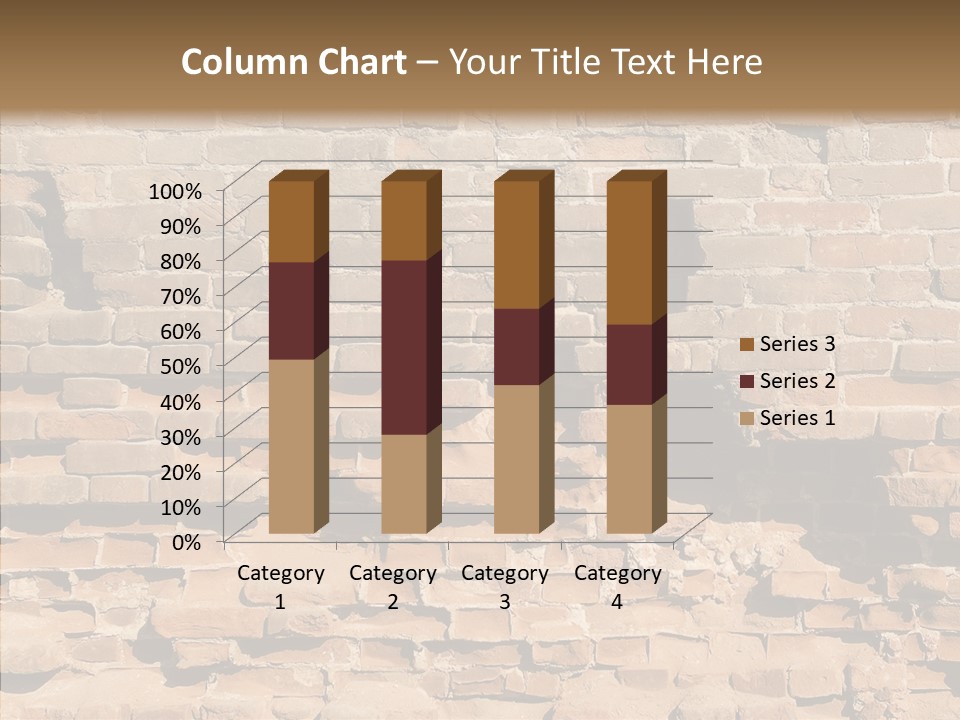 Horizontal Stone Backdrop PowerPoint Template
