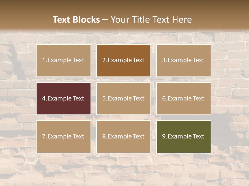 Horizontal Stone Backdrop PowerPoint Template