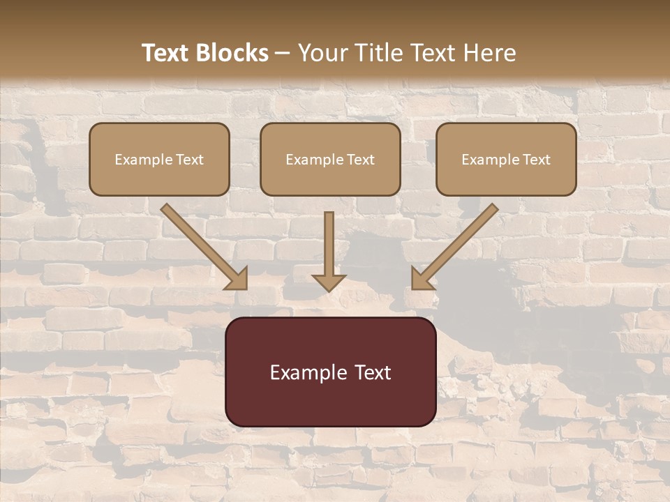 Horizontal Stone Backdrop PowerPoint Template