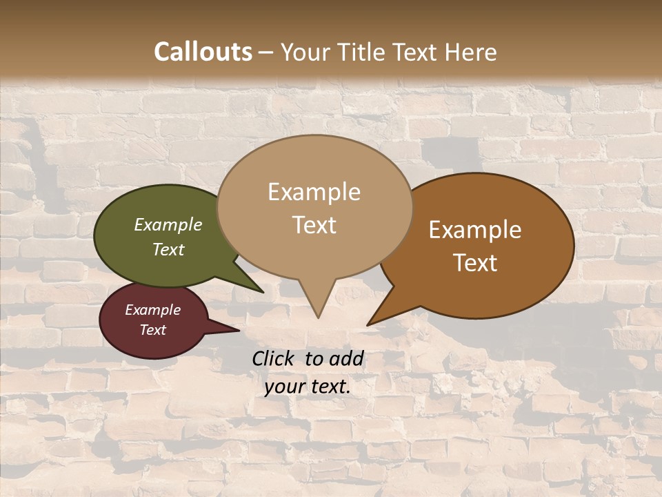 Horizontal Stone Backdrop PowerPoint Template