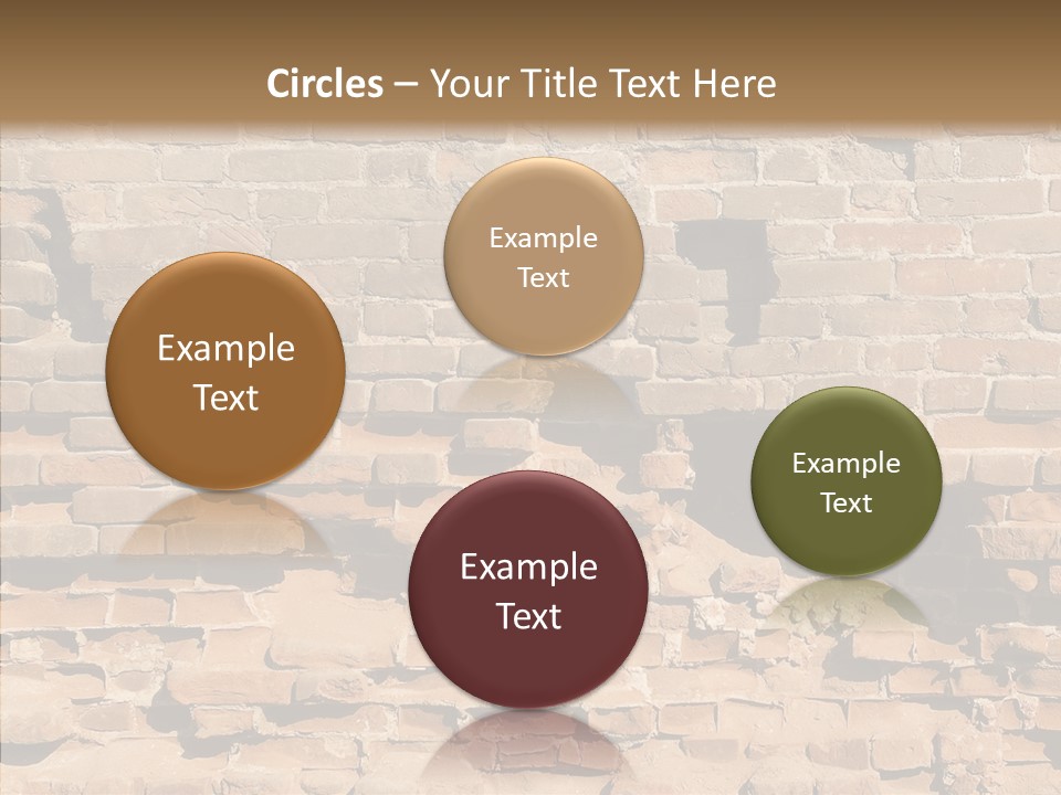 Horizontal Stone Backdrop PowerPoint Template