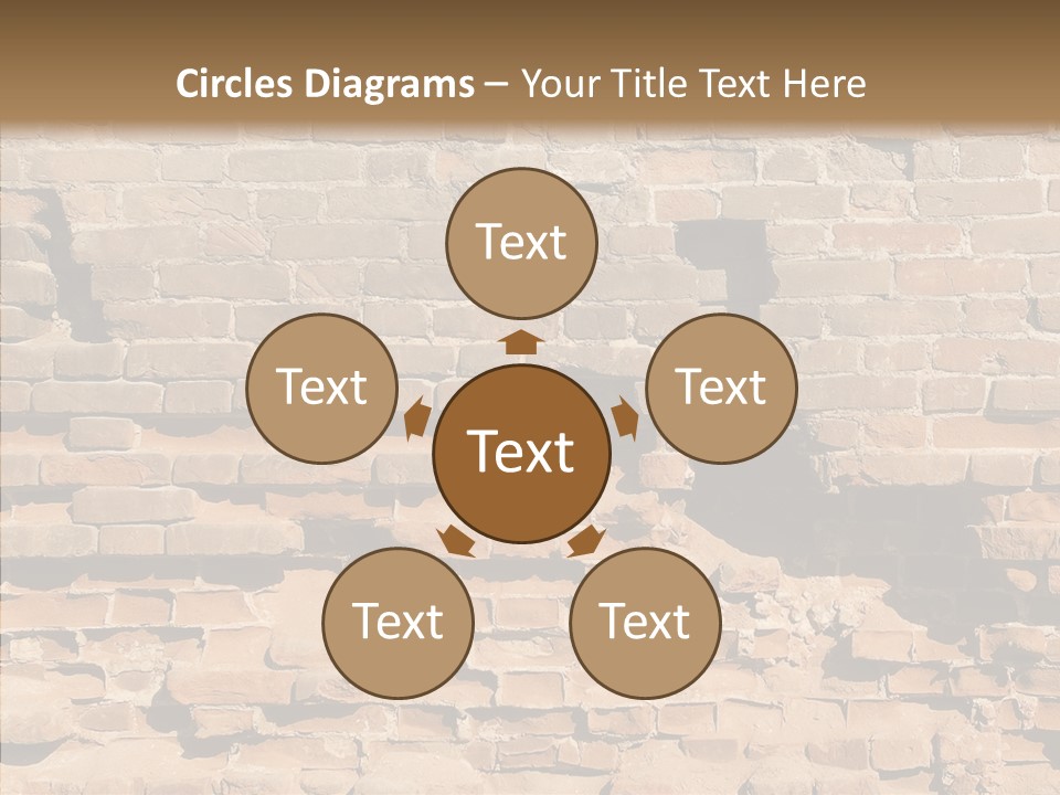 Horizontal Stone Backdrop PowerPoint Template