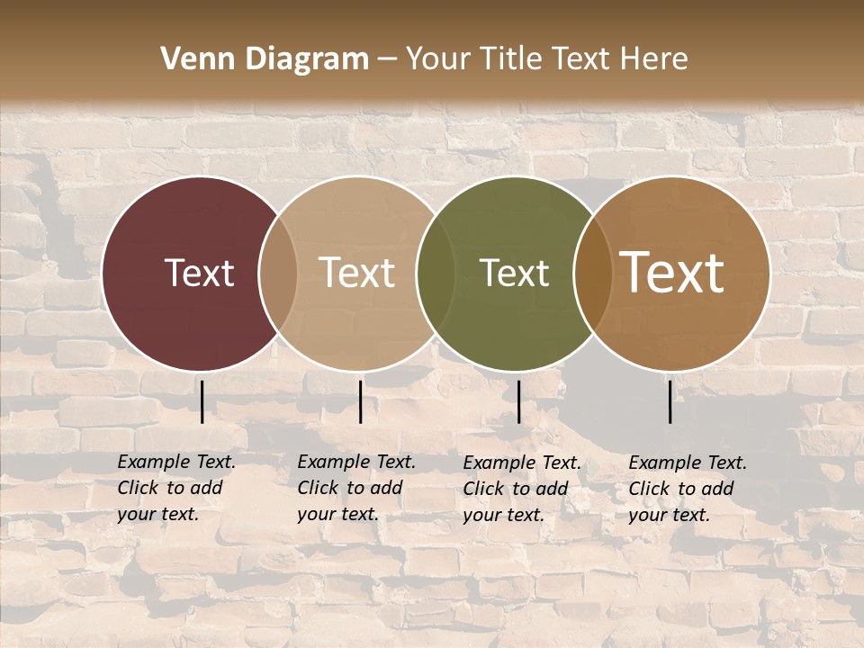 Horizontal Stone Backdrop PowerPoint Template