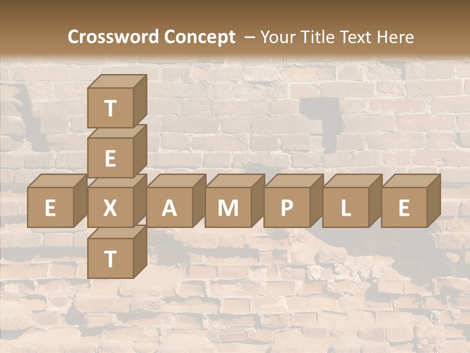 Horizontal Stone Backdrop PowerPoint Template