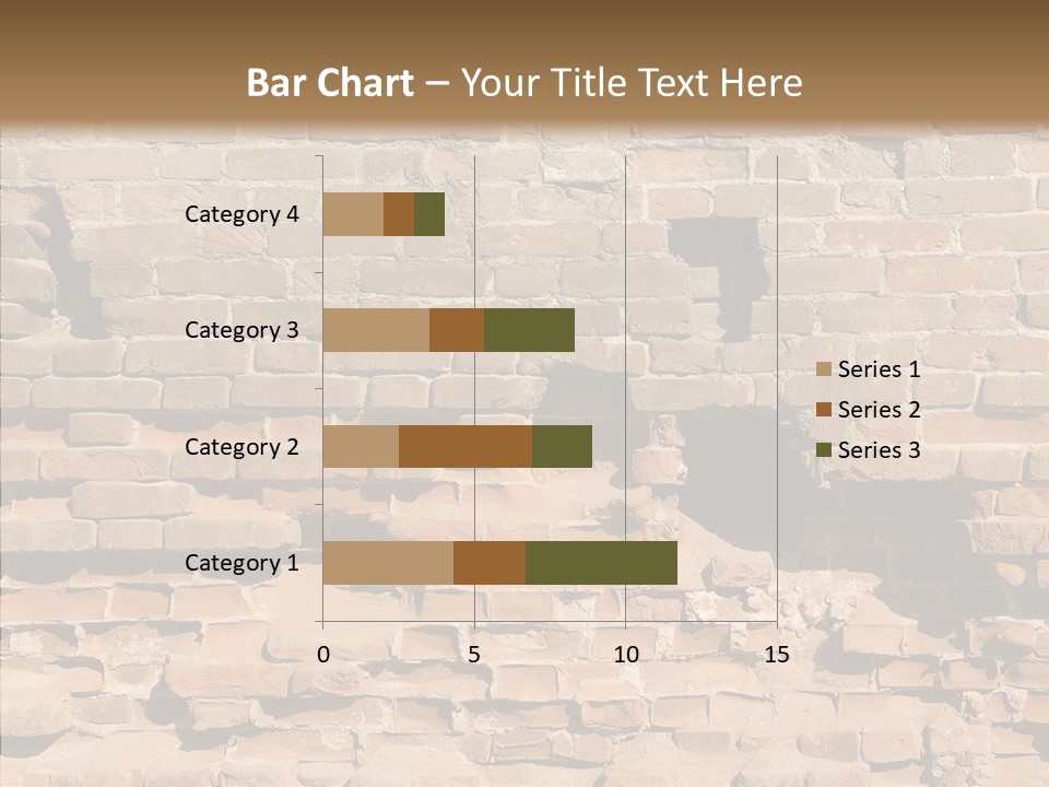 Horizontal Stone Backdrop PowerPoint Template
