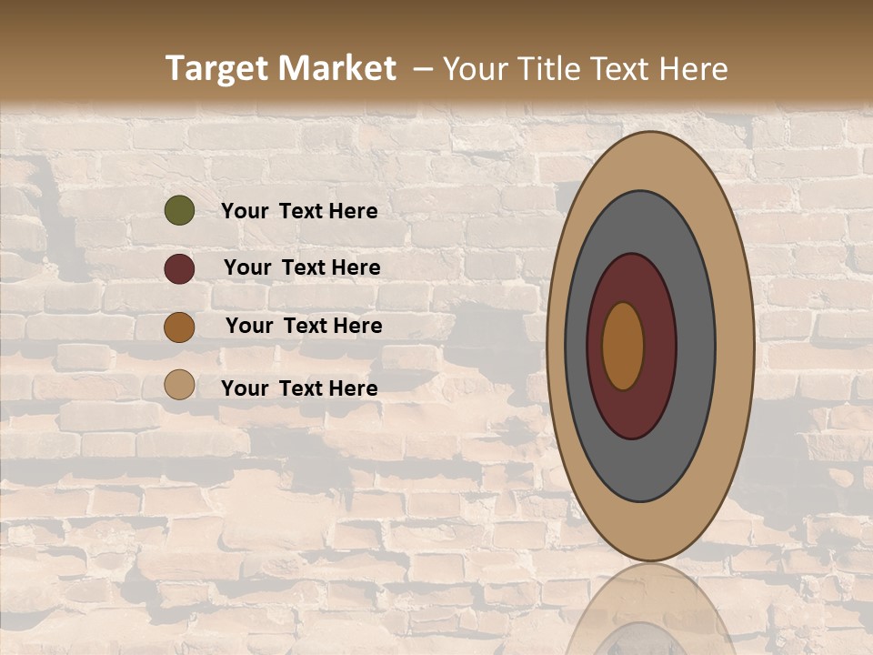 Horizontal Stone Backdrop PowerPoint Template