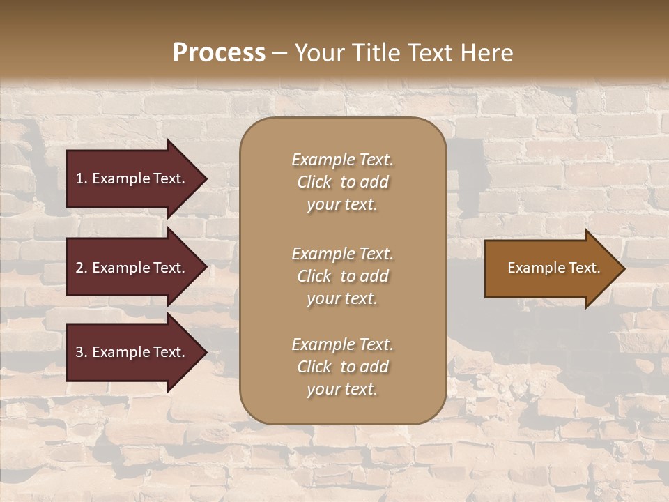 Horizontal Stone Backdrop PowerPoint Template