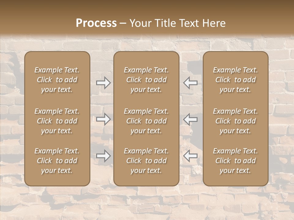 Horizontal Stone Backdrop PowerPoint Template