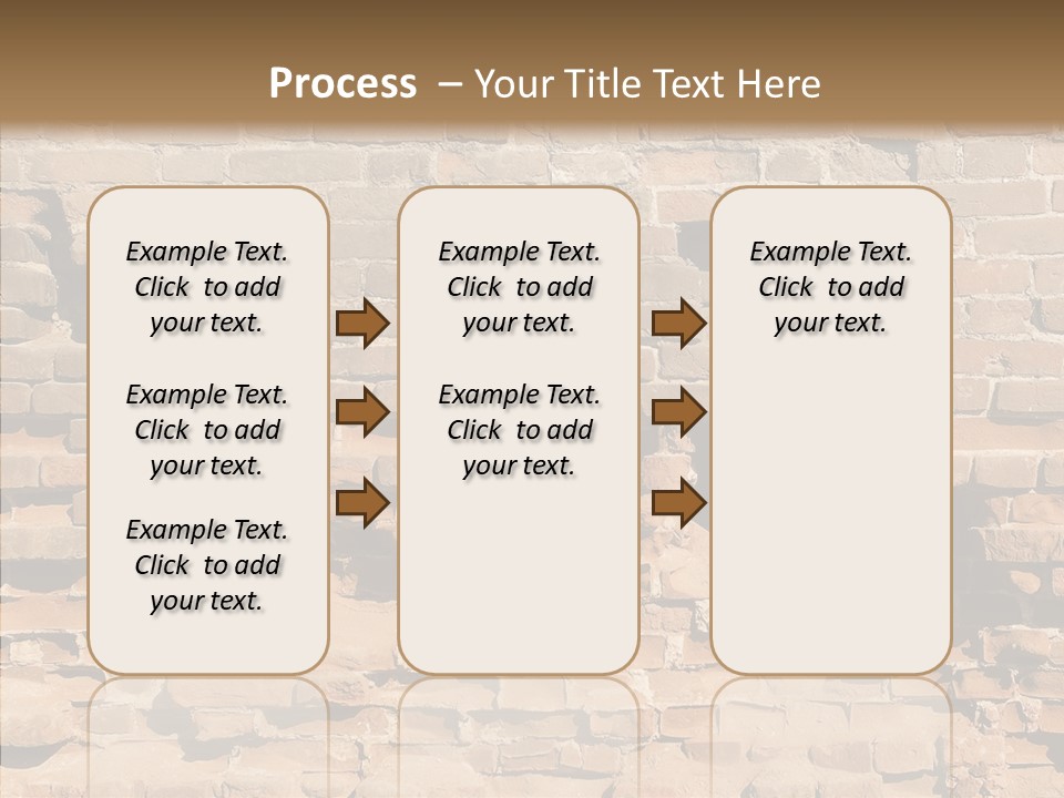 Horizontal Stone Backdrop PowerPoint Template