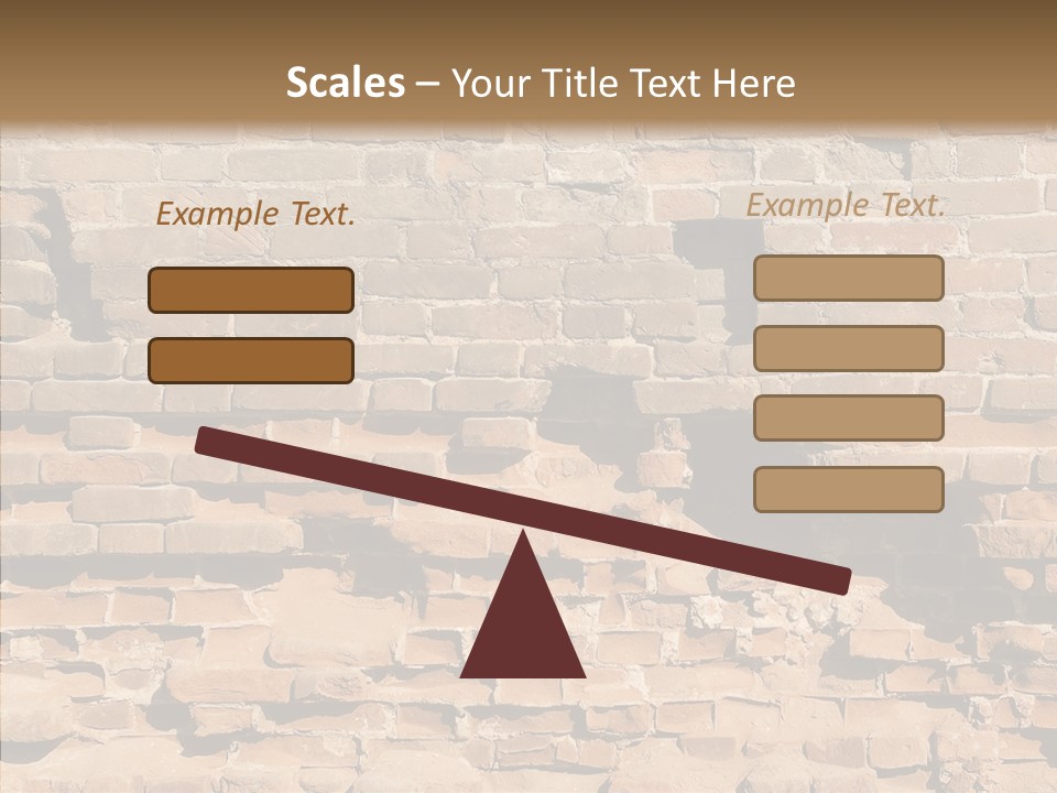 Horizontal Stone Backdrop PowerPoint Template