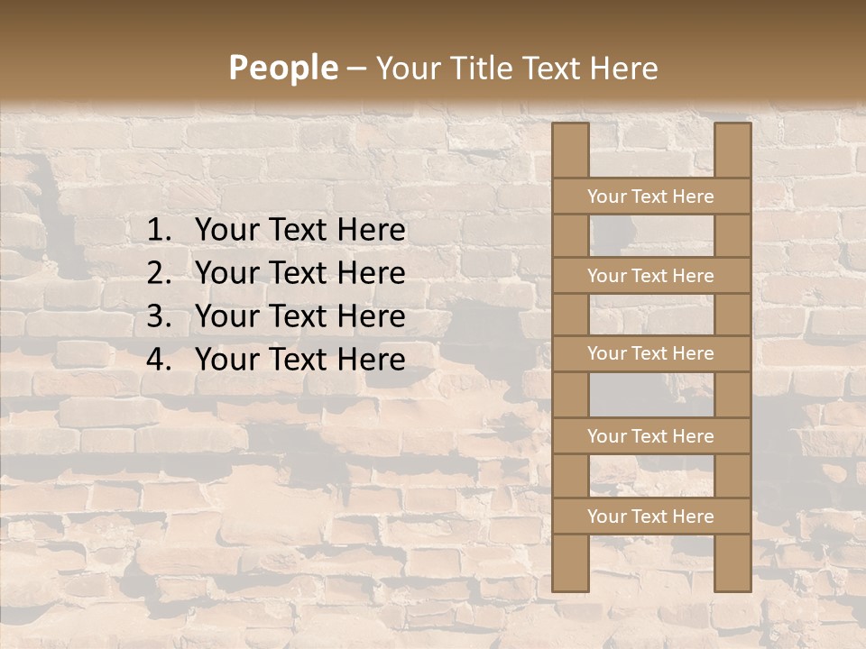 Horizontal Stone Backdrop PowerPoint Template