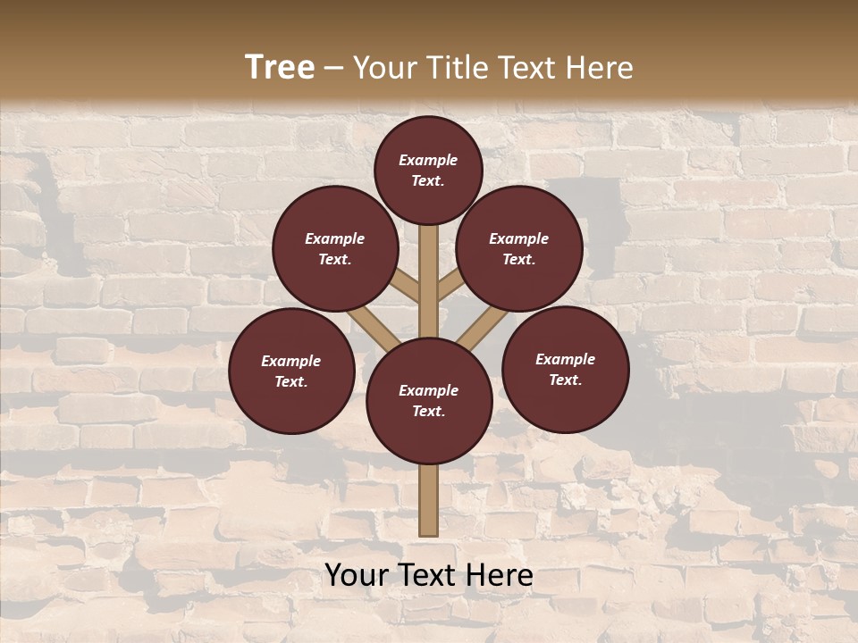 Horizontal Stone Backdrop PowerPoint Template