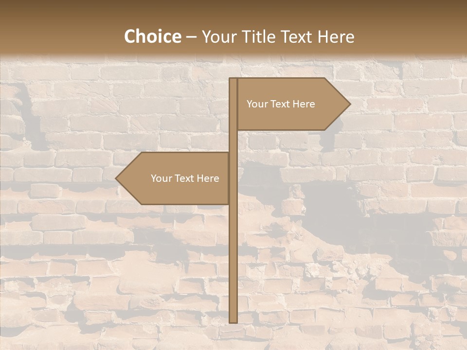 Horizontal Stone Backdrop PowerPoint Template