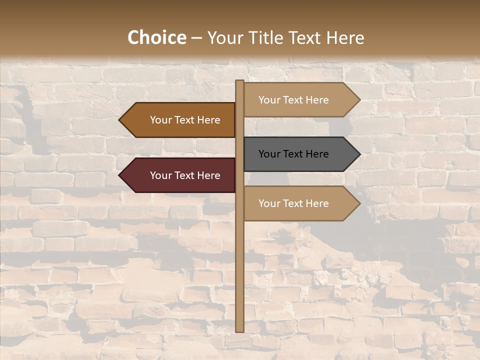 Horizontal Stone Backdrop PowerPoint Template