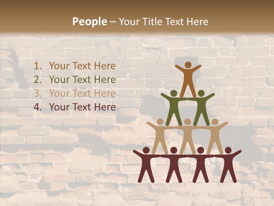 Horizontal Stone Backdrop PowerPoint Template