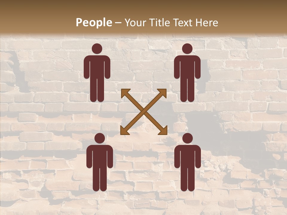 Horizontal Stone Backdrop PowerPoint Template