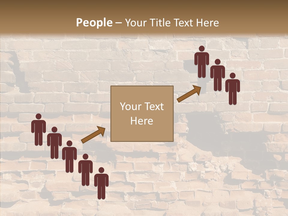 Horizontal Stone Backdrop PowerPoint Template