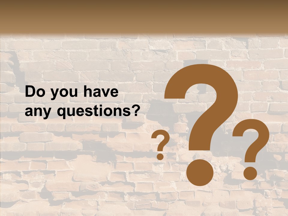 Horizontal Stone Backdrop PowerPoint Template