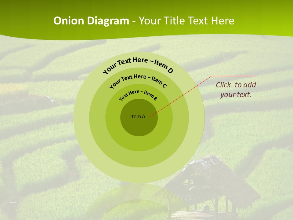 Green Steps Food PowerPoint Template