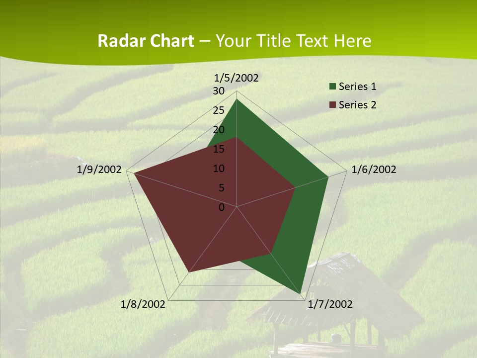 Green Steps Food PowerPoint Template