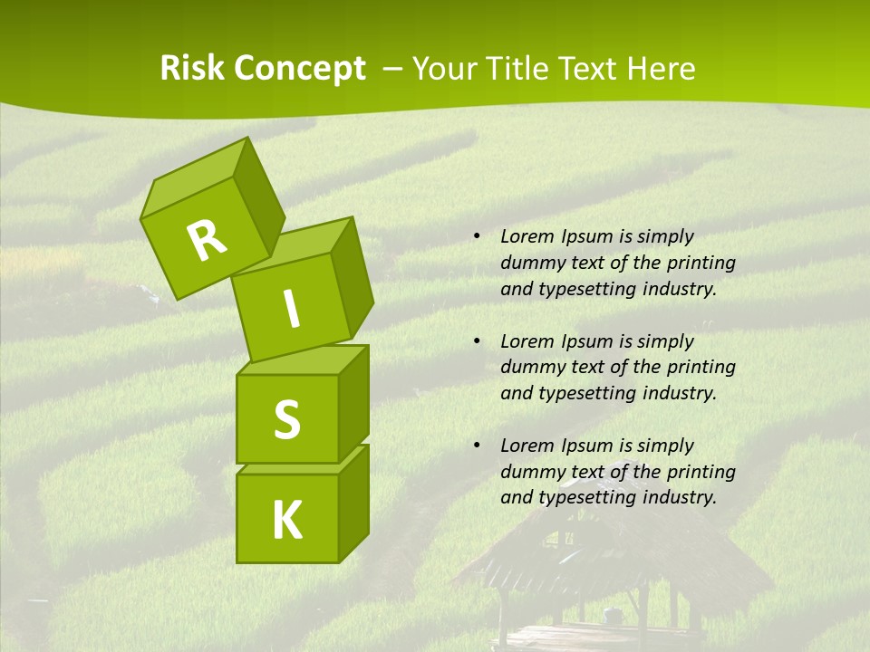 Green Steps Food PowerPoint Template