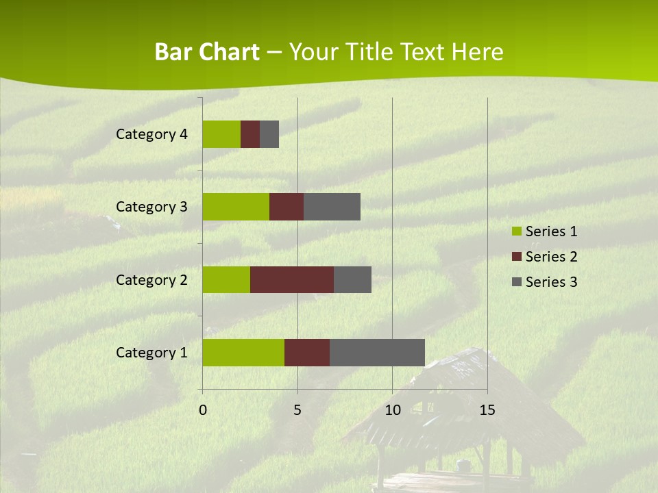 Green Steps Food PowerPoint Template