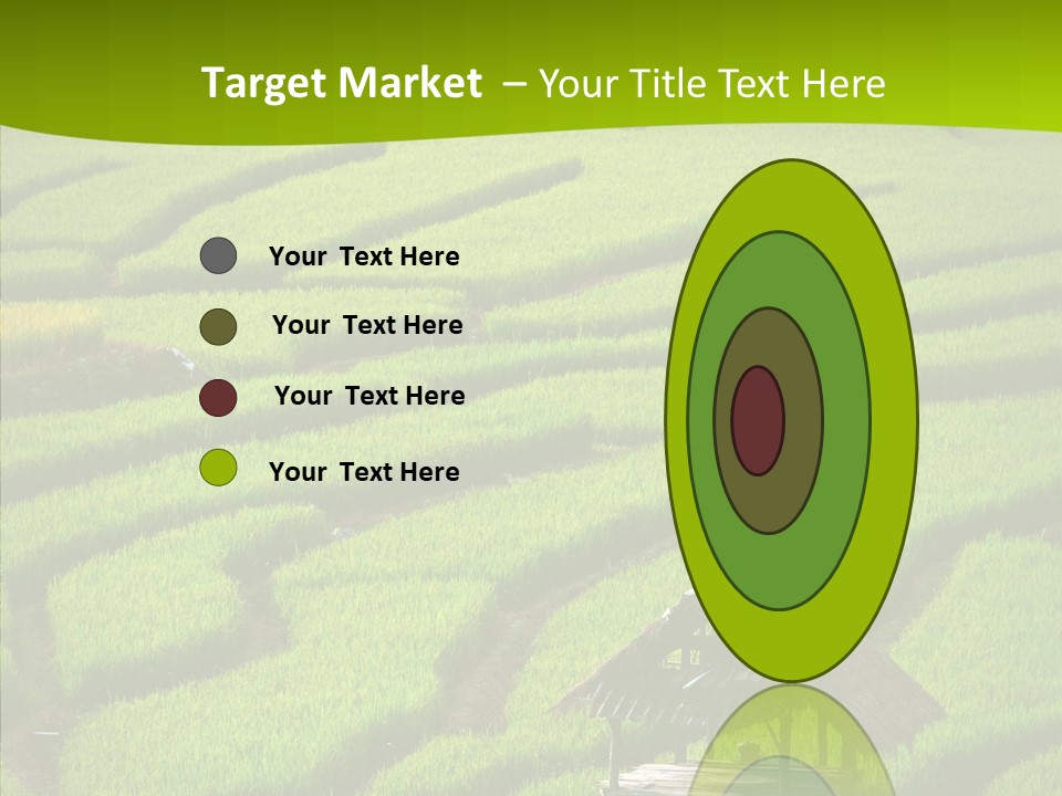 Green Steps Food PowerPoint Template