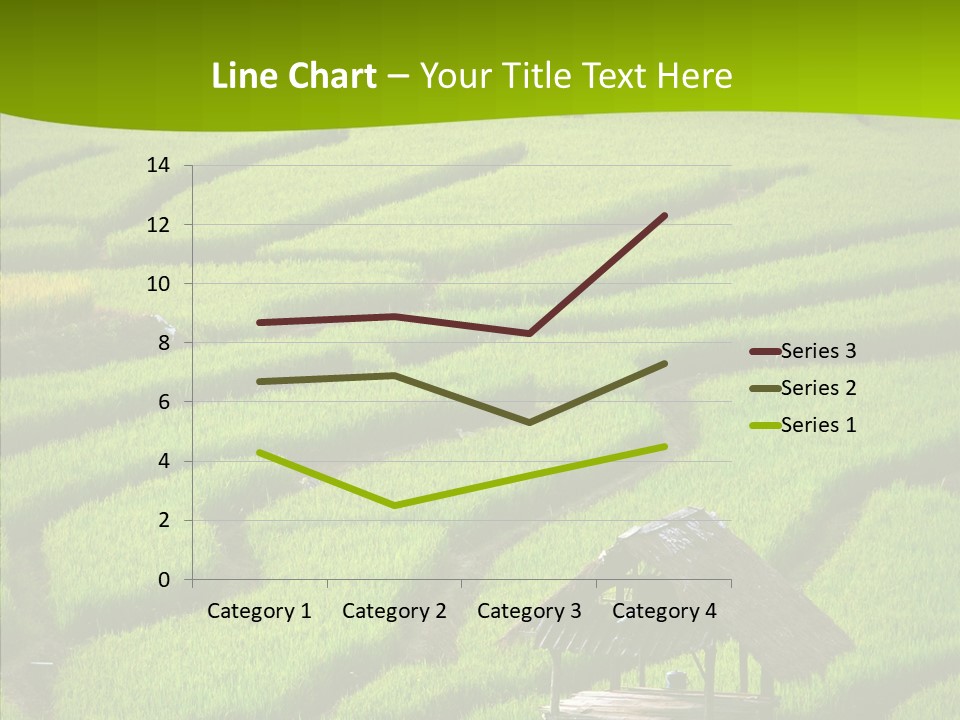 Green Steps Food PowerPoint Template