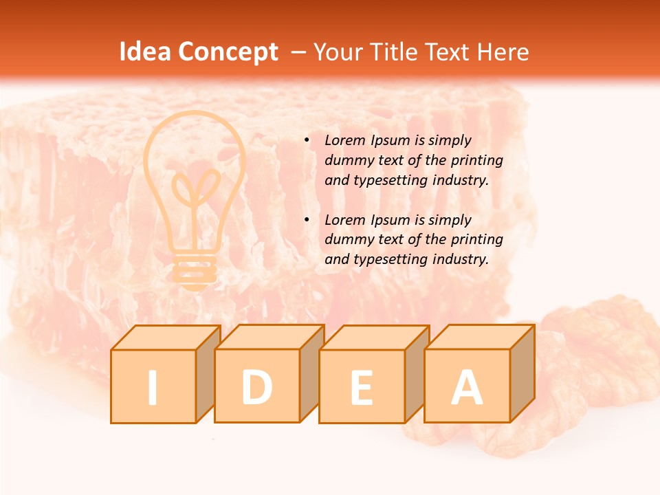 Cell Juice Honeycomb PowerPoint Template