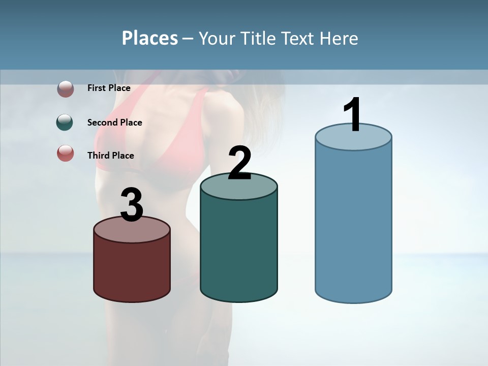 Sexy Water Holiday PowerPoint Template