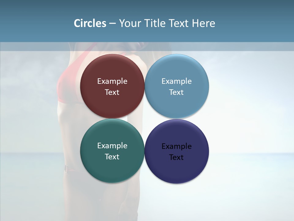 Sexy Water Holiday PowerPoint Template