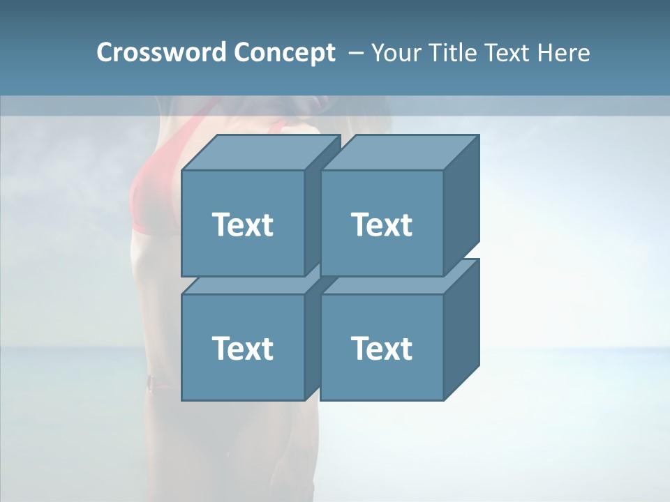 Sexy Water Holiday PowerPoint Template