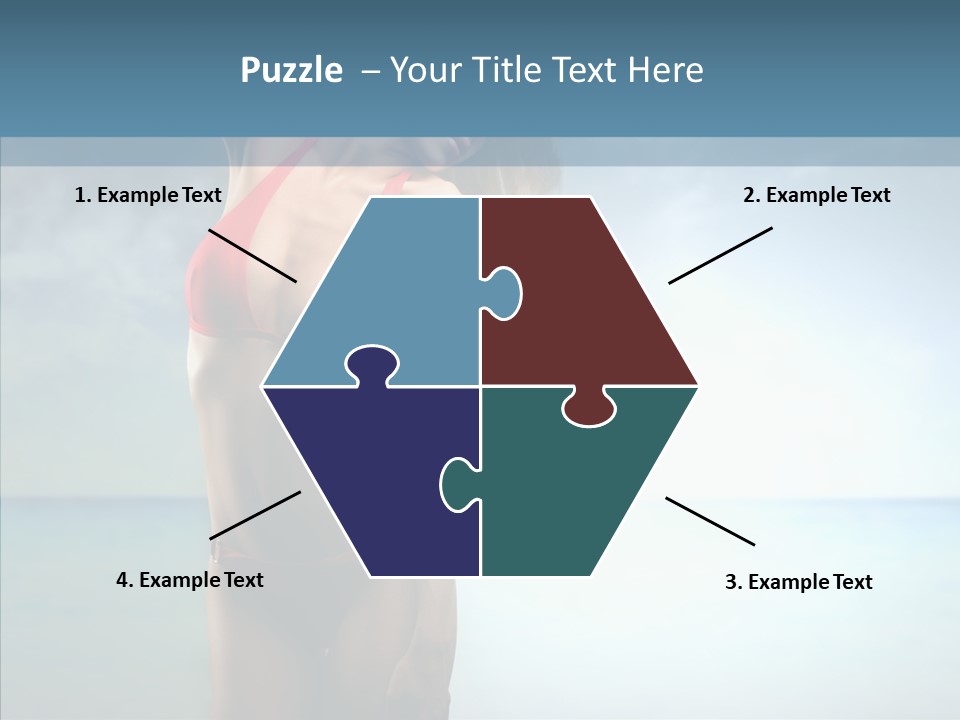 Sexy Water Holiday PowerPoint Template