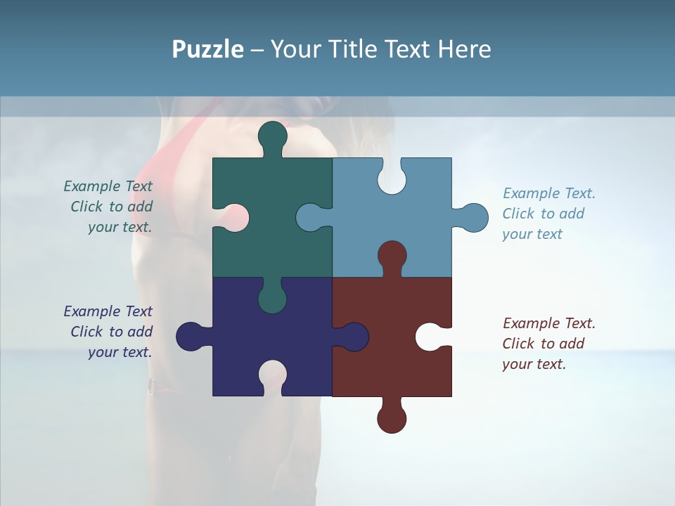 Sexy Water Holiday PowerPoint Template