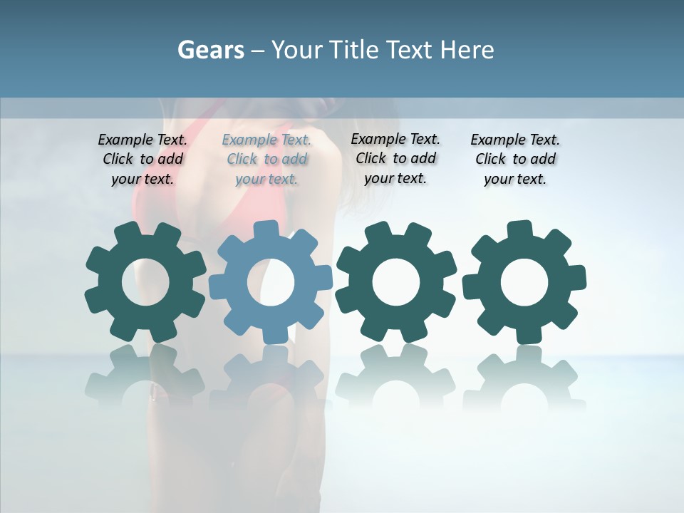 Sexy Water Holiday PowerPoint Template