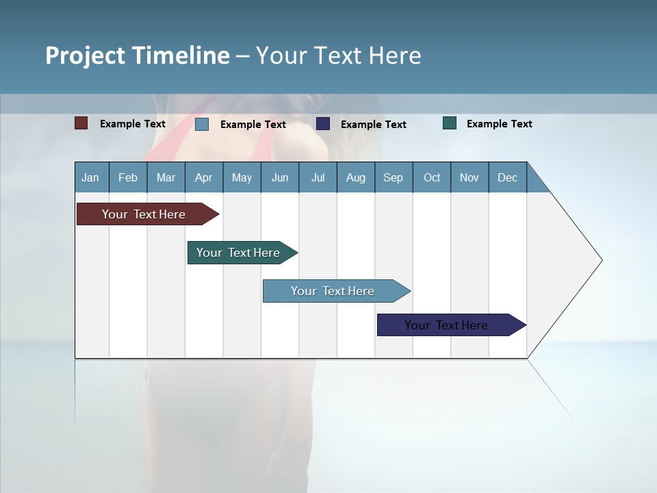 Sexy Water Holiday PowerPoint Template