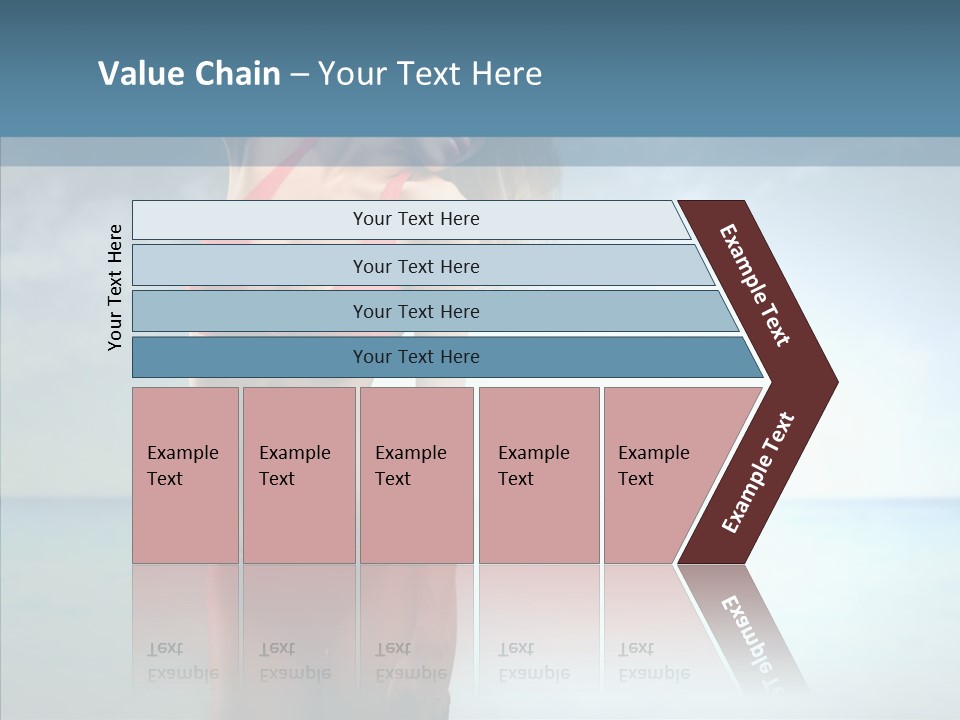 Sexy Water Holiday PowerPoint Template