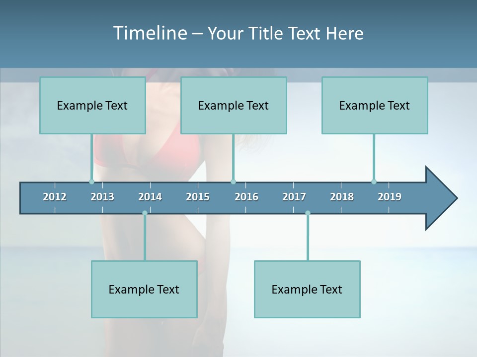 Sexy Water Holiday PowerPoint Template