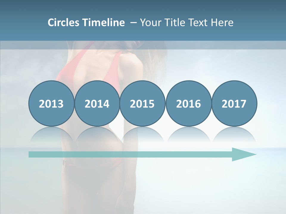 Sexy Water Holiday PowerPoint Template