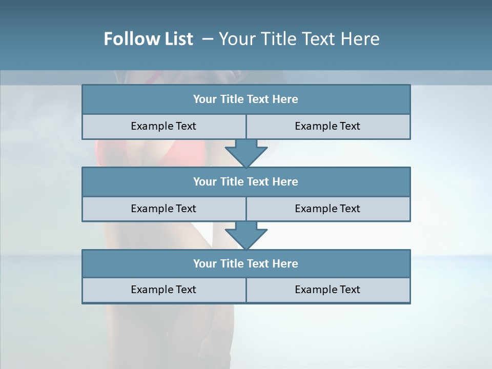 Sexy Water Holiday PowerPoint Template