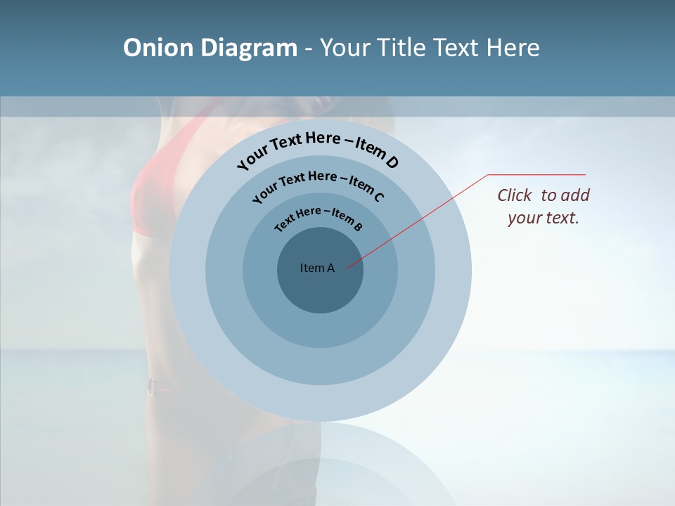 Sexy Water Holiday PowerPoint Template