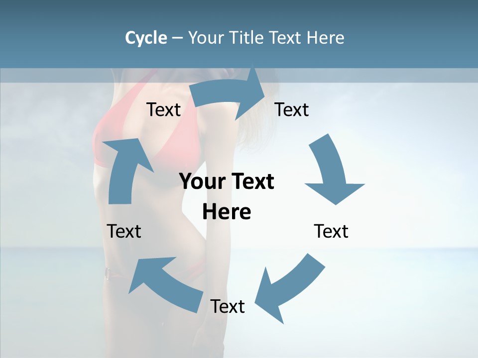 Sexy Water Holiday PowerPoint Template