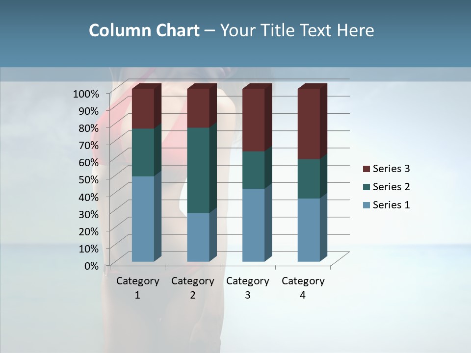 Sexy Water Holiday PowerPoint Template