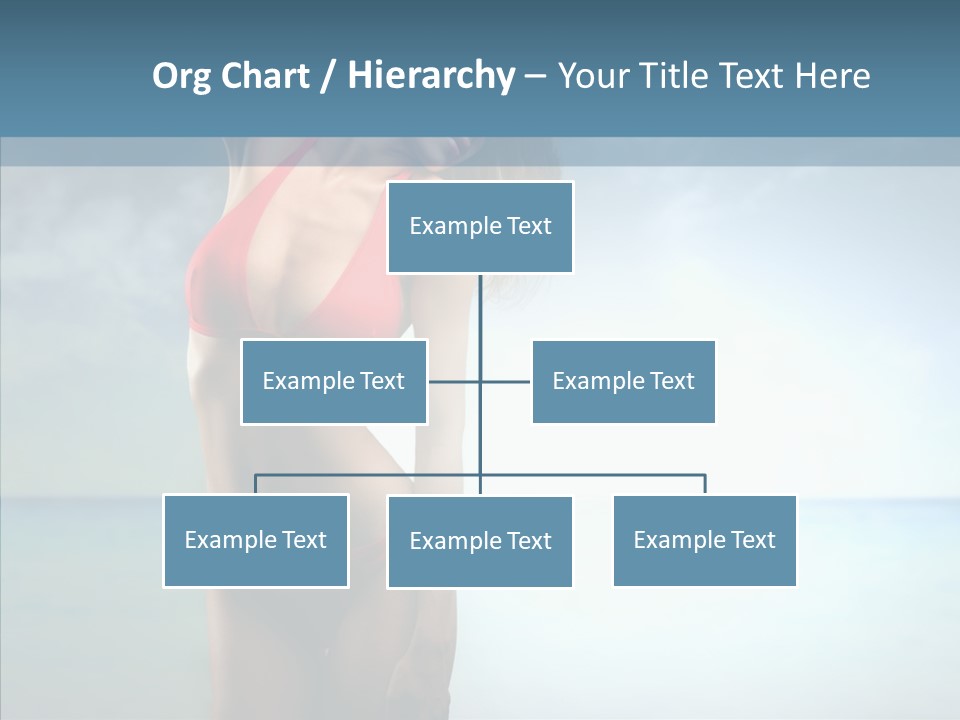 Sexy Water Holiday PowerPoint Template