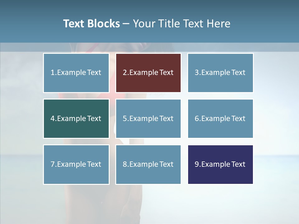 Sexy Water Holiday PowerPoint Template