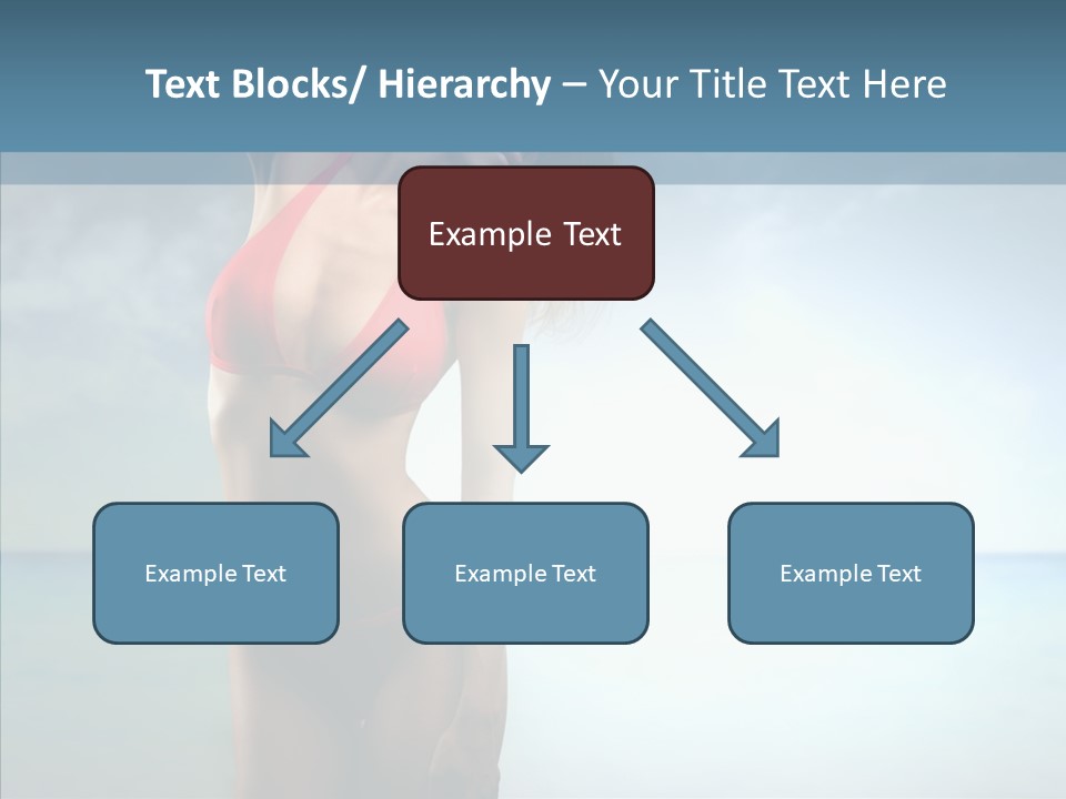 Sexy Water Holiday PowerPoint Template