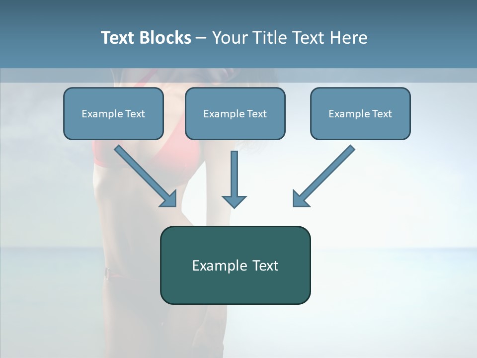 Sexy Water Holiday PowerPoint Template